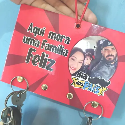 Porta Chaves Personalizado Dia dos Pais