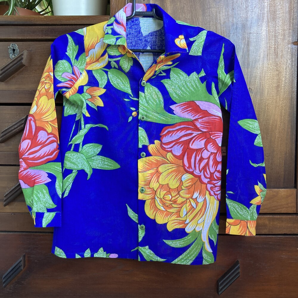 Camisa de chita infantil