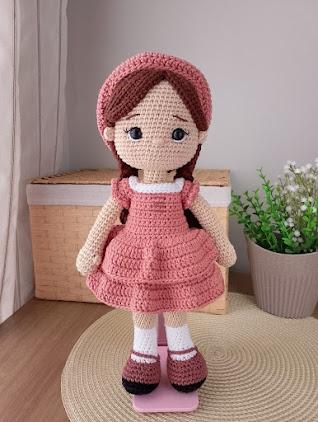 Boneca de Crochê Amigurumi