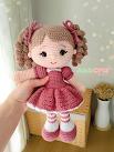 Boneca de crochê Amigurumi