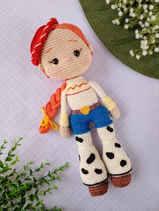 Boneca Jessie Toy Story Amigurumi