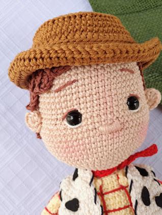 Boneco Woody Toy Story Amigurumi