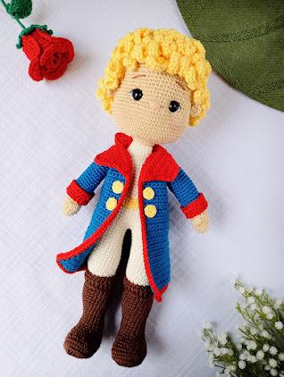 Boneco Pequeno Príncipe Amigurumi