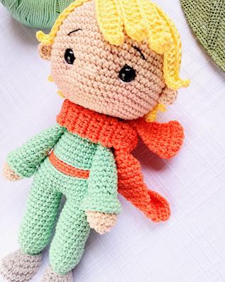 Boneco Pequeno Príncipe Amigurumi