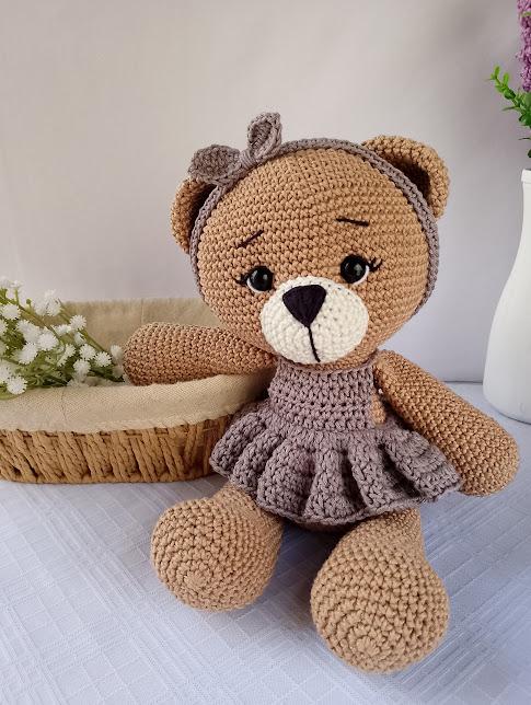 Ursa de Crochê Amigurumi