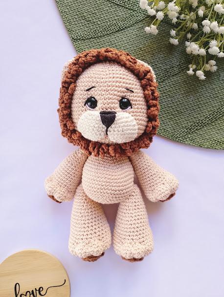 Leão de Crochê Amigurumi