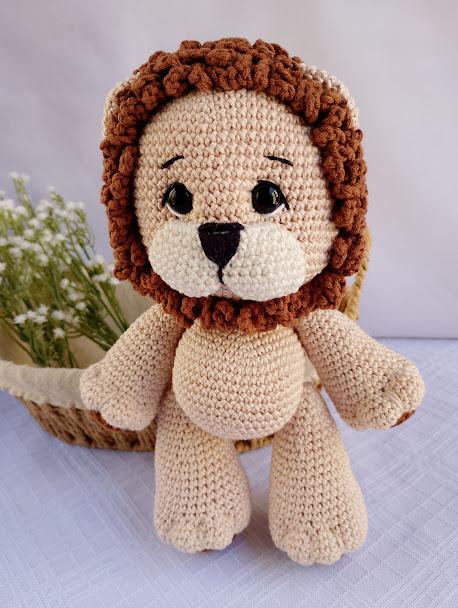 Leão de Crochê Amigurumi