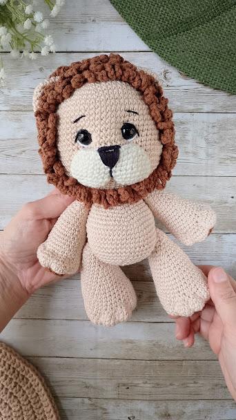 Leão de Crochê Amigurumi