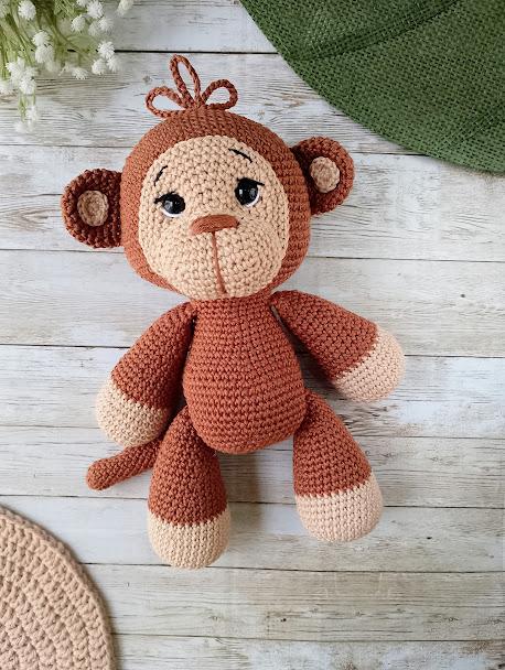 Macaco de Crochê Amigurumi