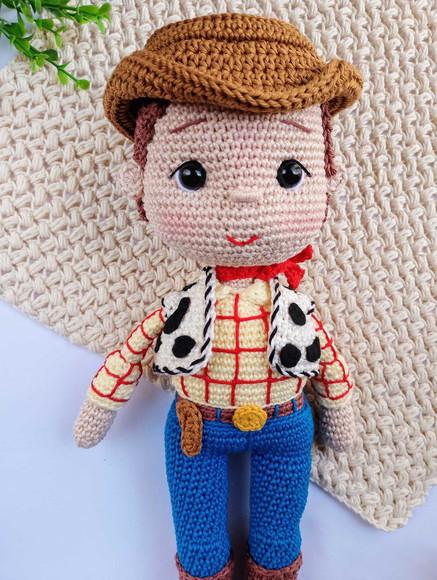 Boneco Woody Toy Story Amigurumi