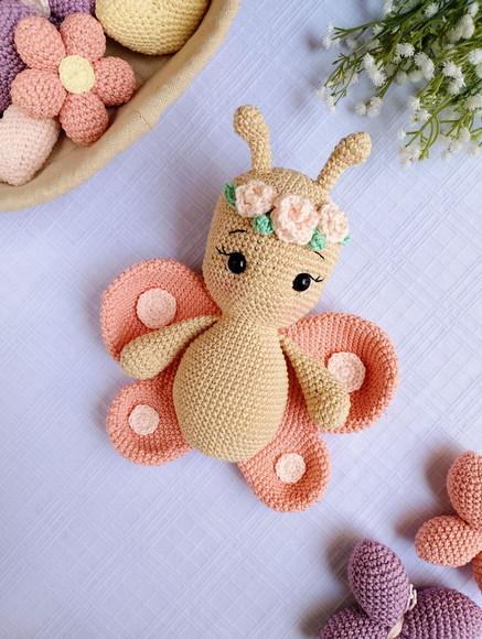 Borboleta Amigurumi