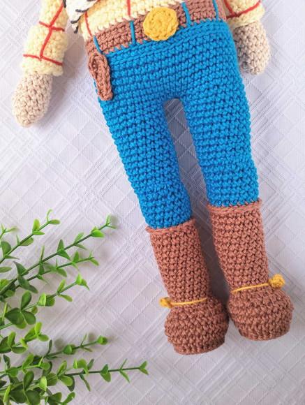 Boneco Woody Toy Story Amigurumi
