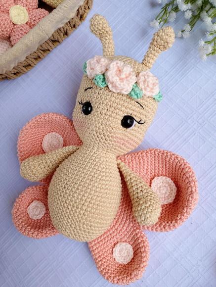 Borboleta Amigurumi