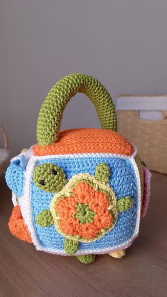 Cubo Interativo Crochê Amigurumi