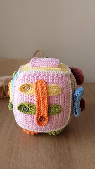 Cubo Interativo Crochê Amigurumi