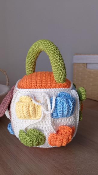 Cubo Interativo Crochê Amigurumi