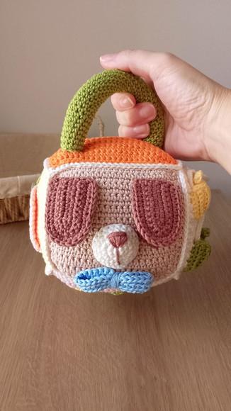 Cubo Interativo Crochê Amigurumi