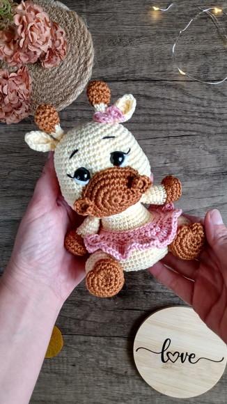 Elefantinha Safari Amigurumi Crochê
