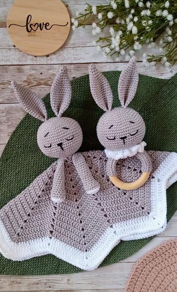 Kit Coelhinho Amigurumi Crochê
