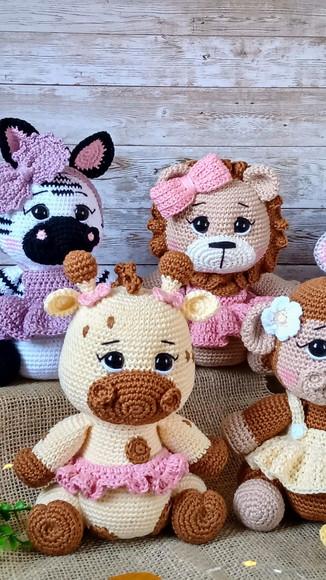Kit Safari Amigurumi