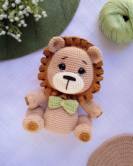 Leão Amigurumi Crochê