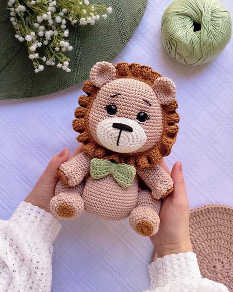 Leão Amigurumi Crochê