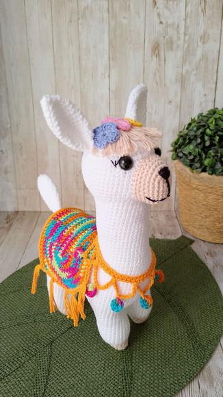 Lhama de Crochê Amigurumi
