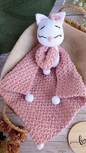 Naninha Gatinha Amigurumi Crochê