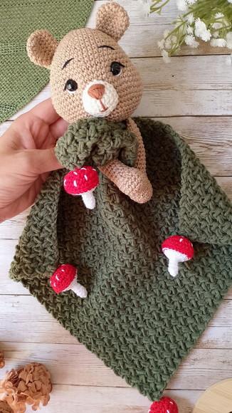 Naninha Ursinho Amigurumi Crochê