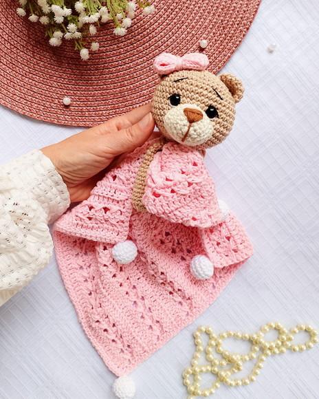 Naninha Ursa de Crochê Amigurumi