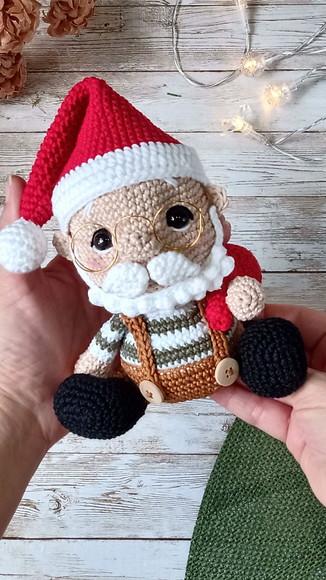 Papai Noel Amigurumi Crochê
