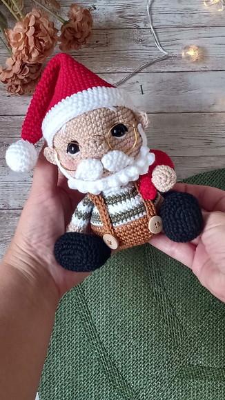 Papai Noel Amigurumi Crochê