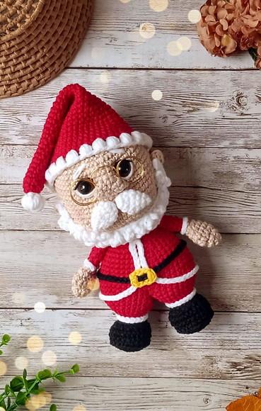 Papai Noel Natal Amigurumi Crochê