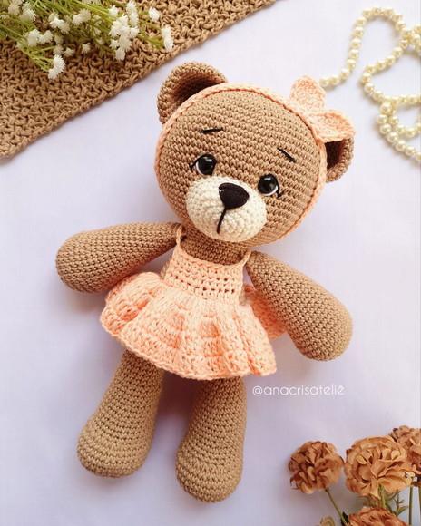 Ursa de Crochê Amigurumi