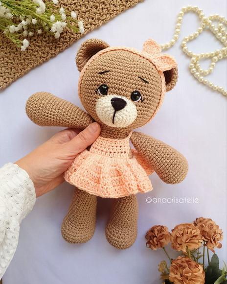 Ursa de Crochê Amigurumi