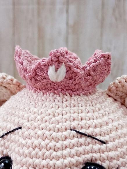 Ursa Princesa de Crochê Amigurumi