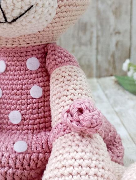 Ursa Princesa de Crochê Amigurumi