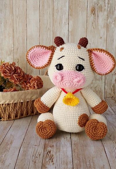 Vaquinha Amigurumi Crochê