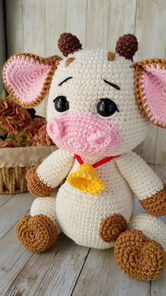 Vaquinha Amigurumi Crochê