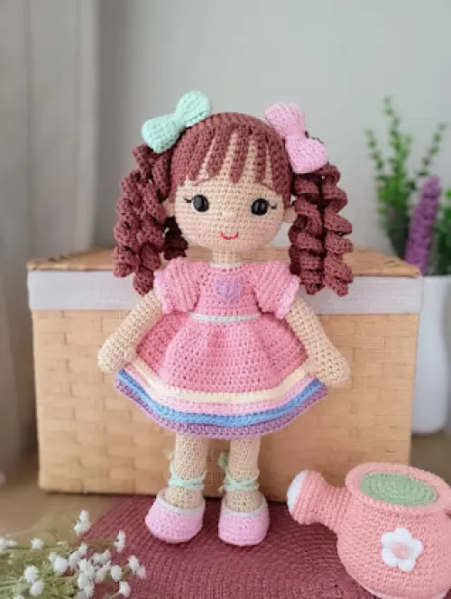 Boneca de Crochê Amigurumi