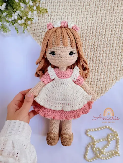 Boneca de Crochê Amigurumi