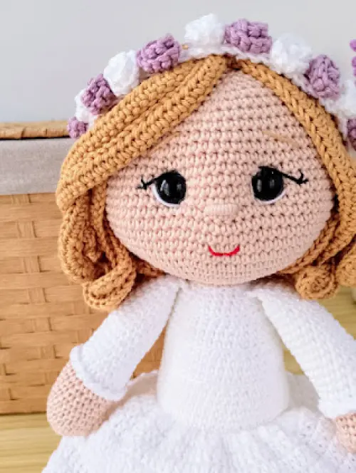 Boneca de crochê Amigurumi