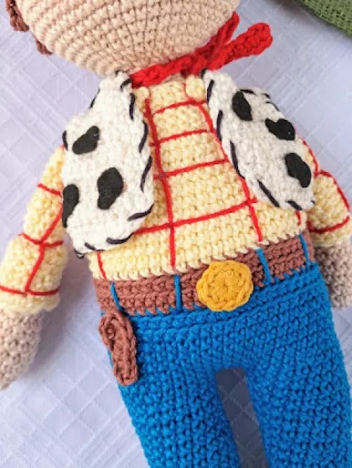 Boneco Woody Toy Story Amigurumi