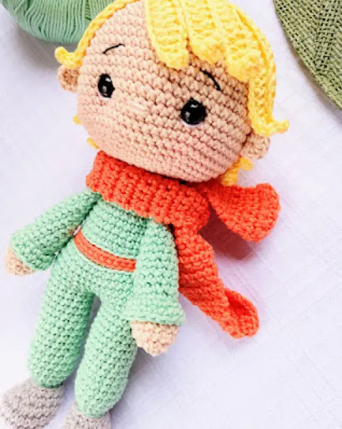 Boneco Pequeno Príncipe Amigurumi