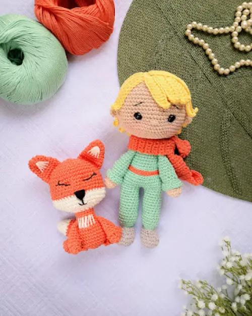Boneco Pequeno Príncipe Amigurumi