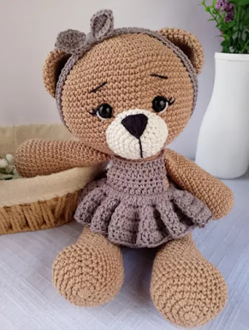 Ursa de Crochê Amigurumi