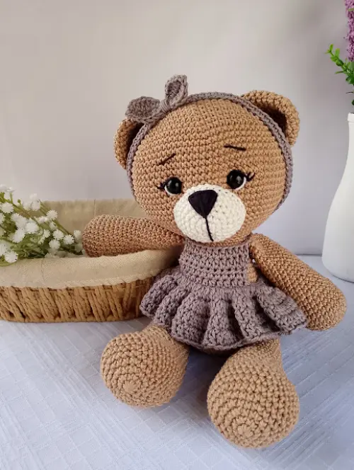 Ursa de Crochê Amigurumi