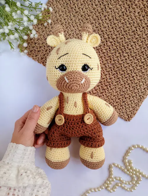 Girafa de Crochê Amigurumi