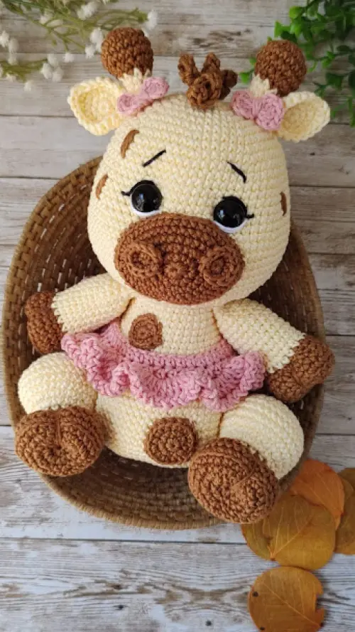 Girafa de Crochê Amigurumi