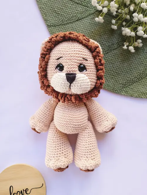 Leão de Crochê Amigurumi